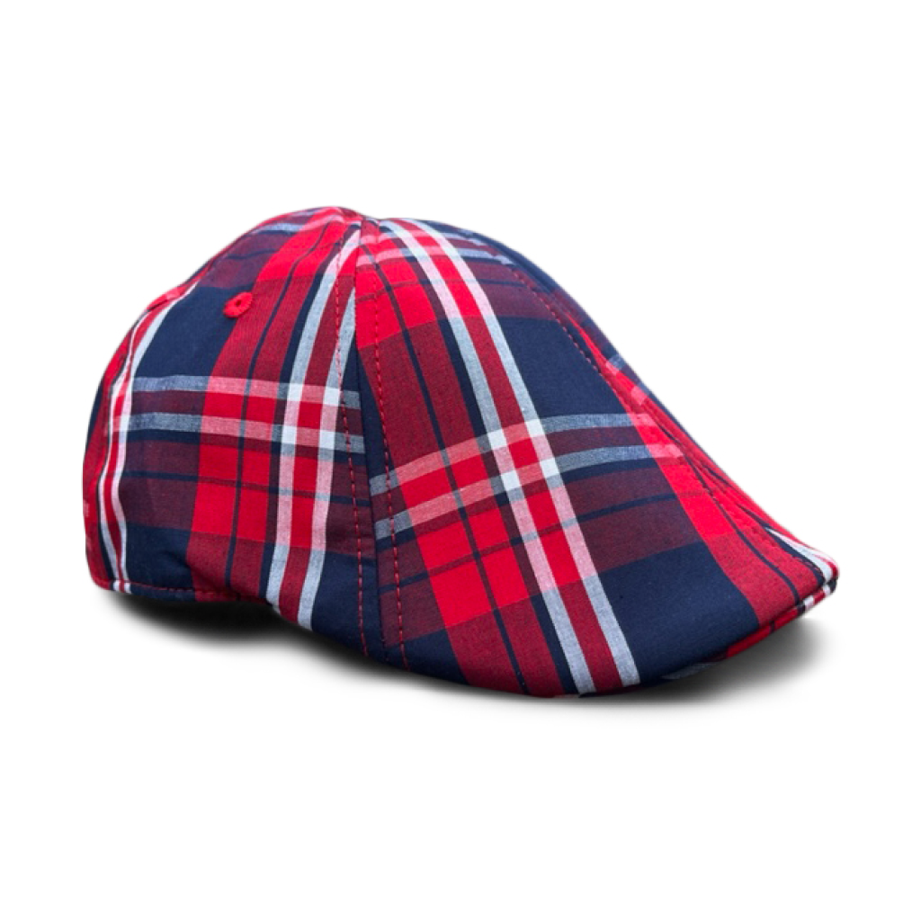 The Liberty Plaid Trainer Boston Scally Cap - Plaid