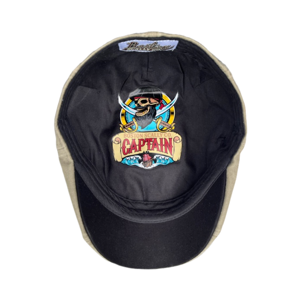 The Captain Boston Scally Cap - Bronze Rum
