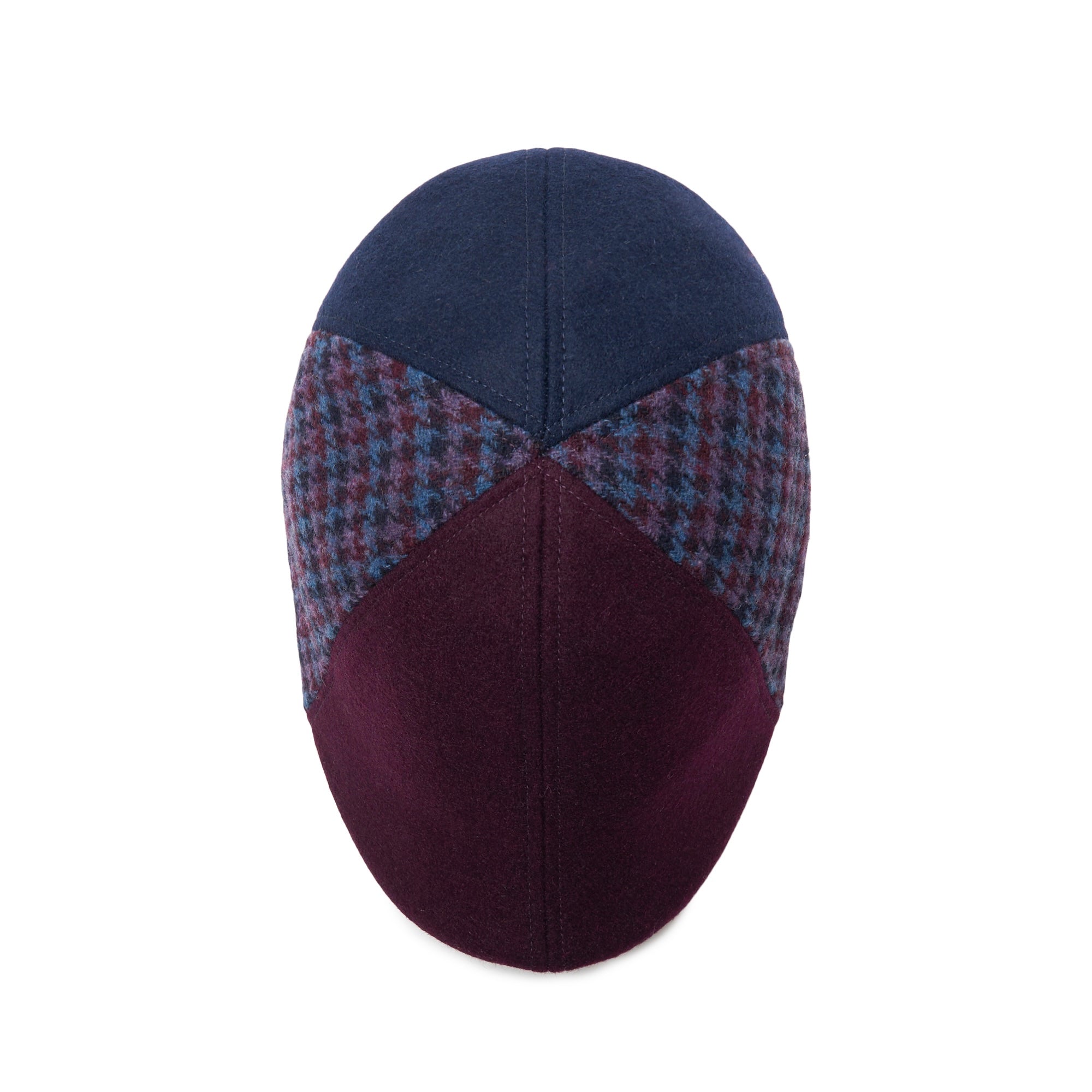 The All Heart Boston Scally Cap - Blue & Purple Plaid