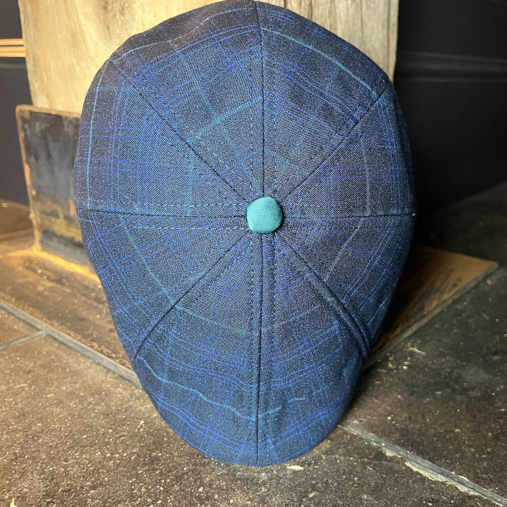 The Midnight Summer Peaky Boston Scally Cap - Plaid