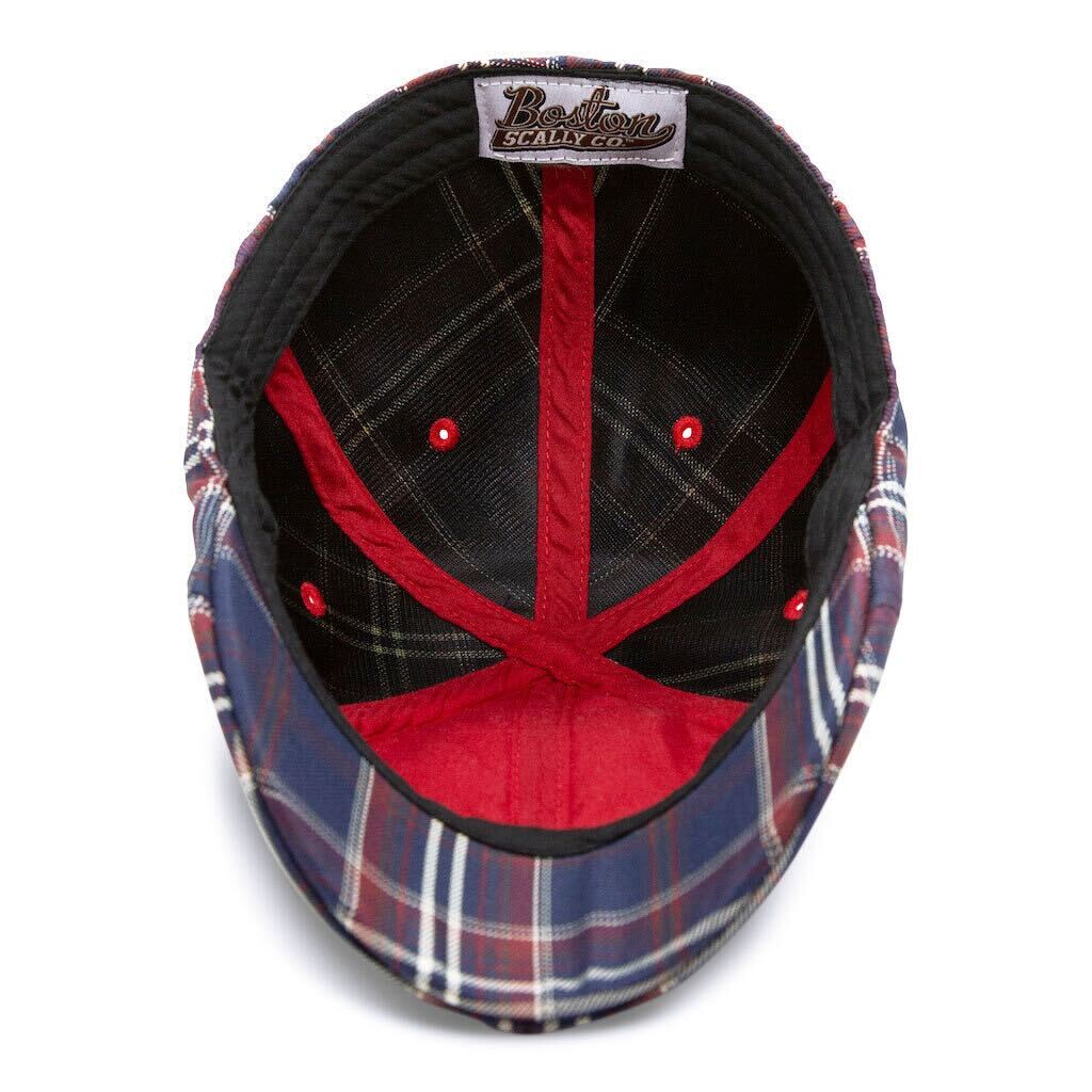 The Brave Boston Scally Cap - Navy Plaid