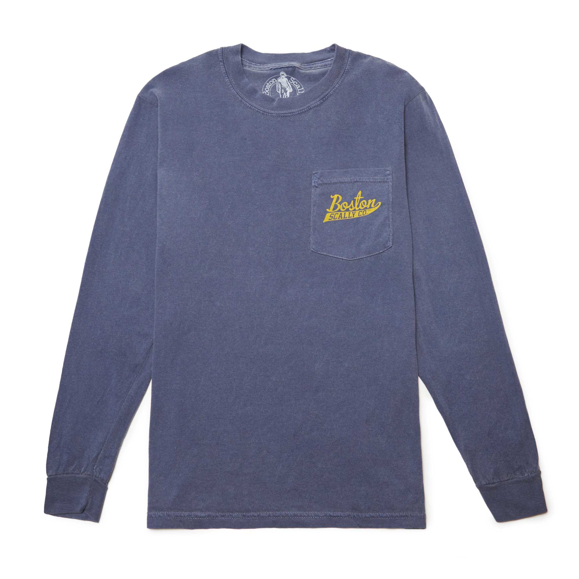 Boston Scally The Majestic Rose Long Sleeve Tee T-Shirt - Vintage Plum