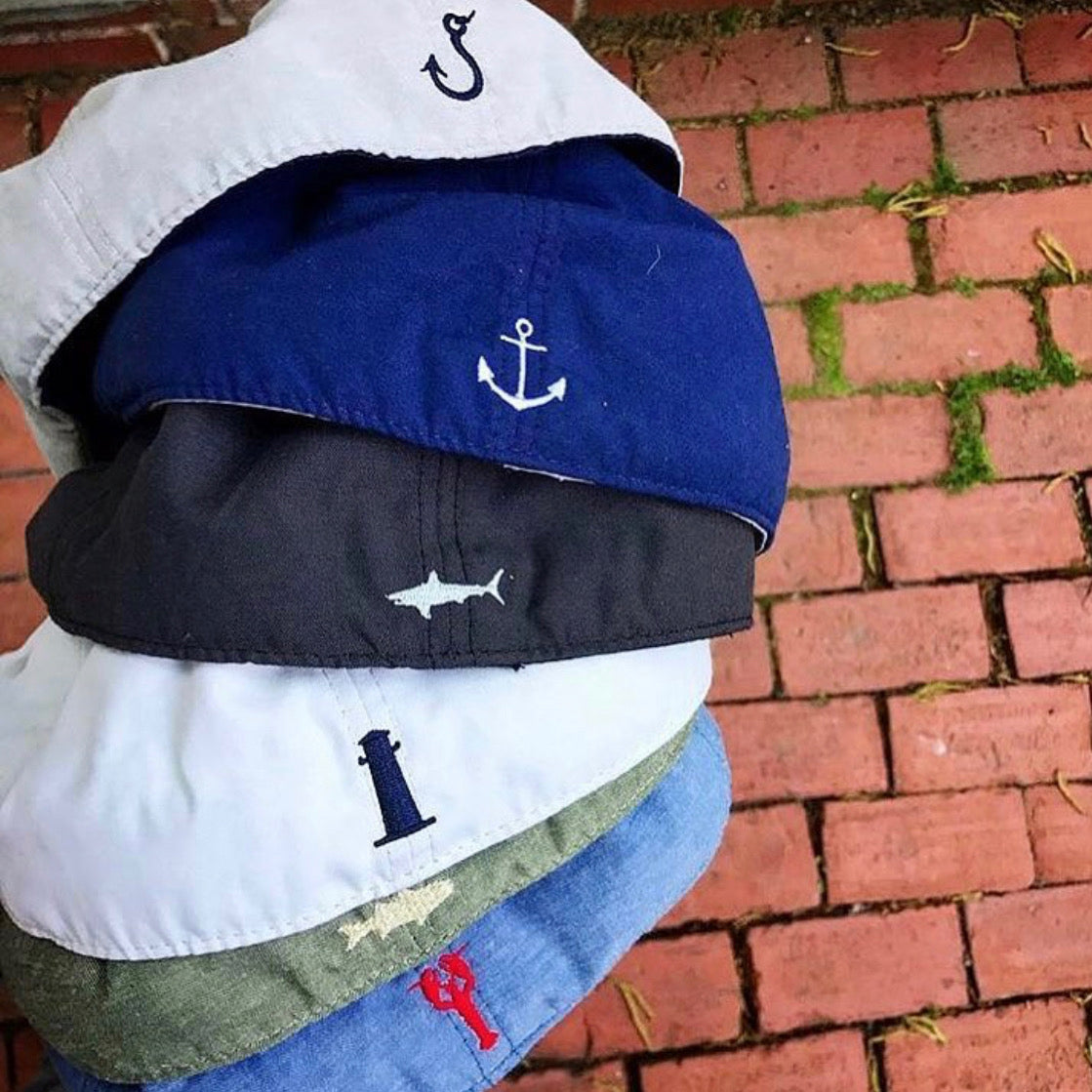 The Cape Codder Boston Scally Cap - Anchor & Marine Blue