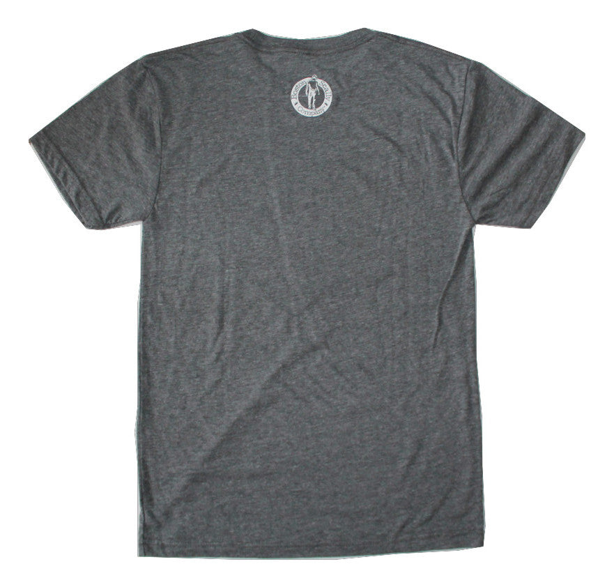 Boston Scally The USA Tee T-Shirt - Grey