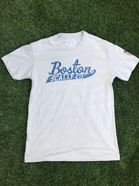 Boston Scally The Patriotic Crest Tee T-Shirt - White