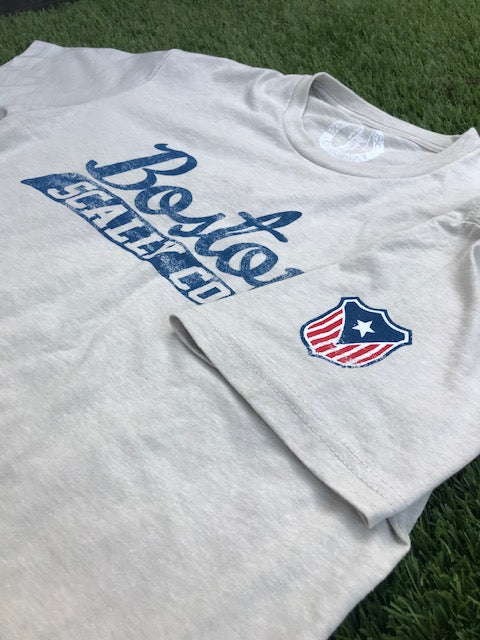 Boston Scally The Patriotic Crest Tee T-Shirt - White