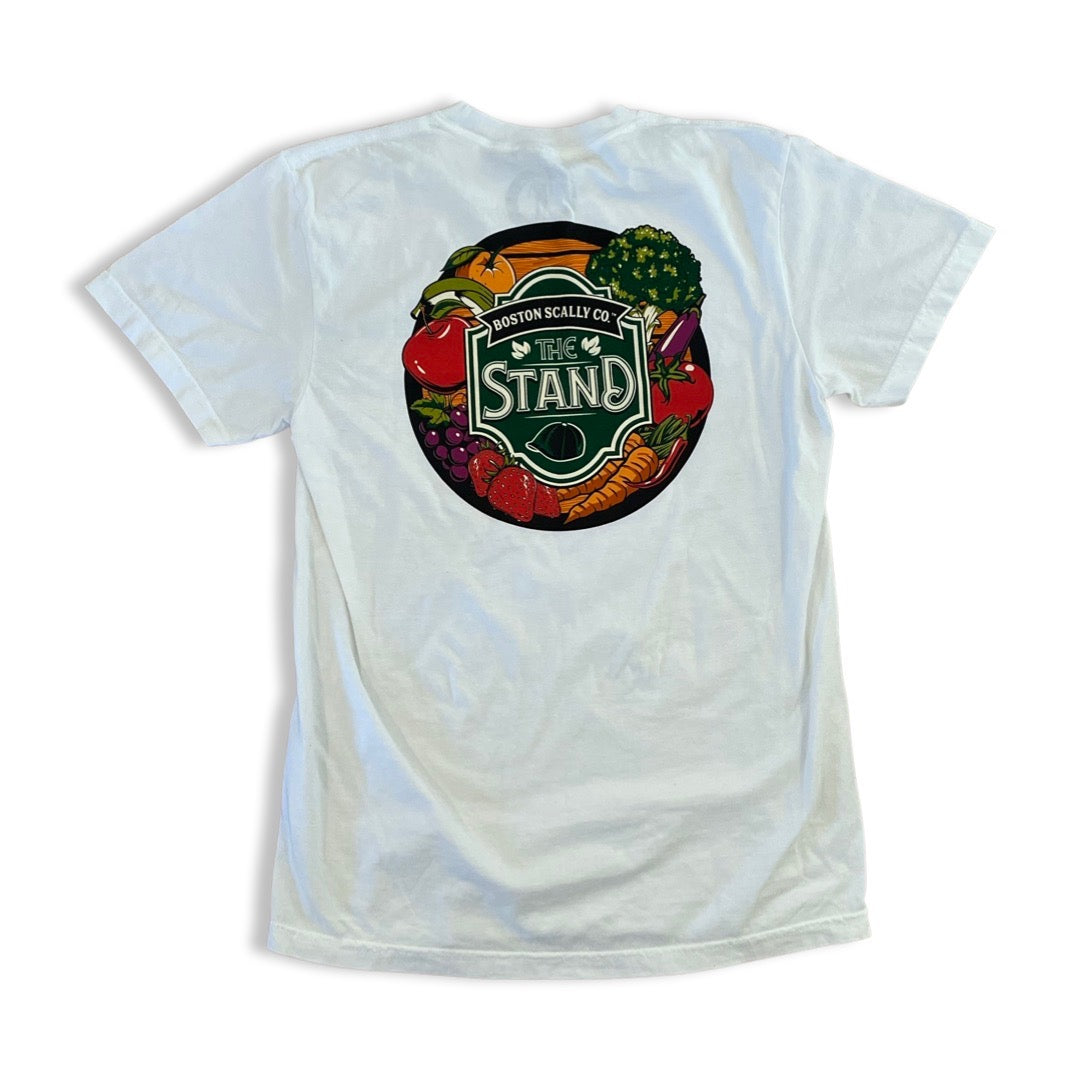 Boston Scally The Stand Tee T-Shirt - Crisp White