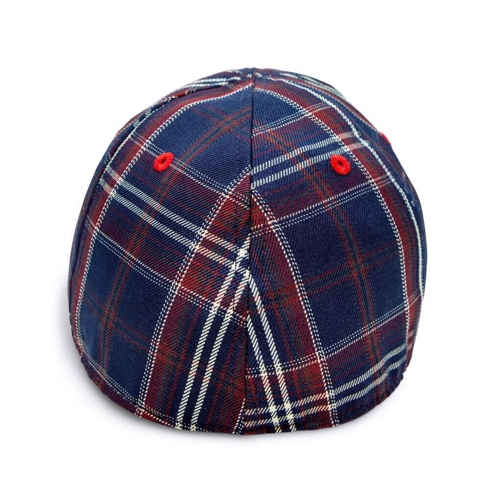 The Brave Boston Scally Cap - Navy Plaid