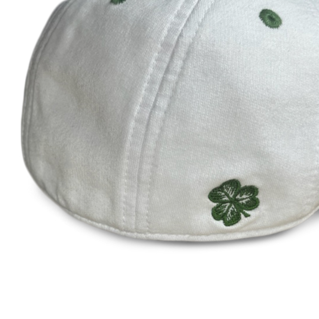 The Lucky Boston Scally Cap - White