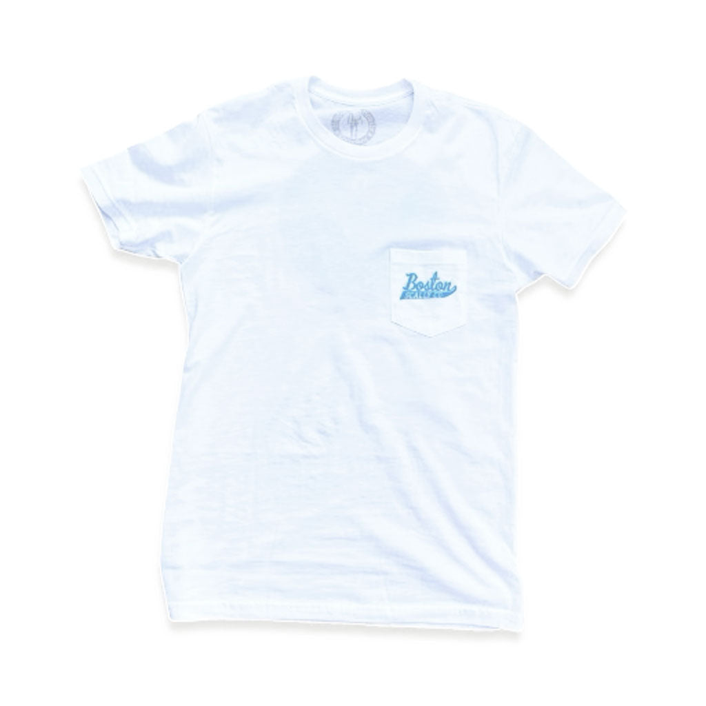 Boston Scally The Cape Codder Pocket Tee T-Shirt - White