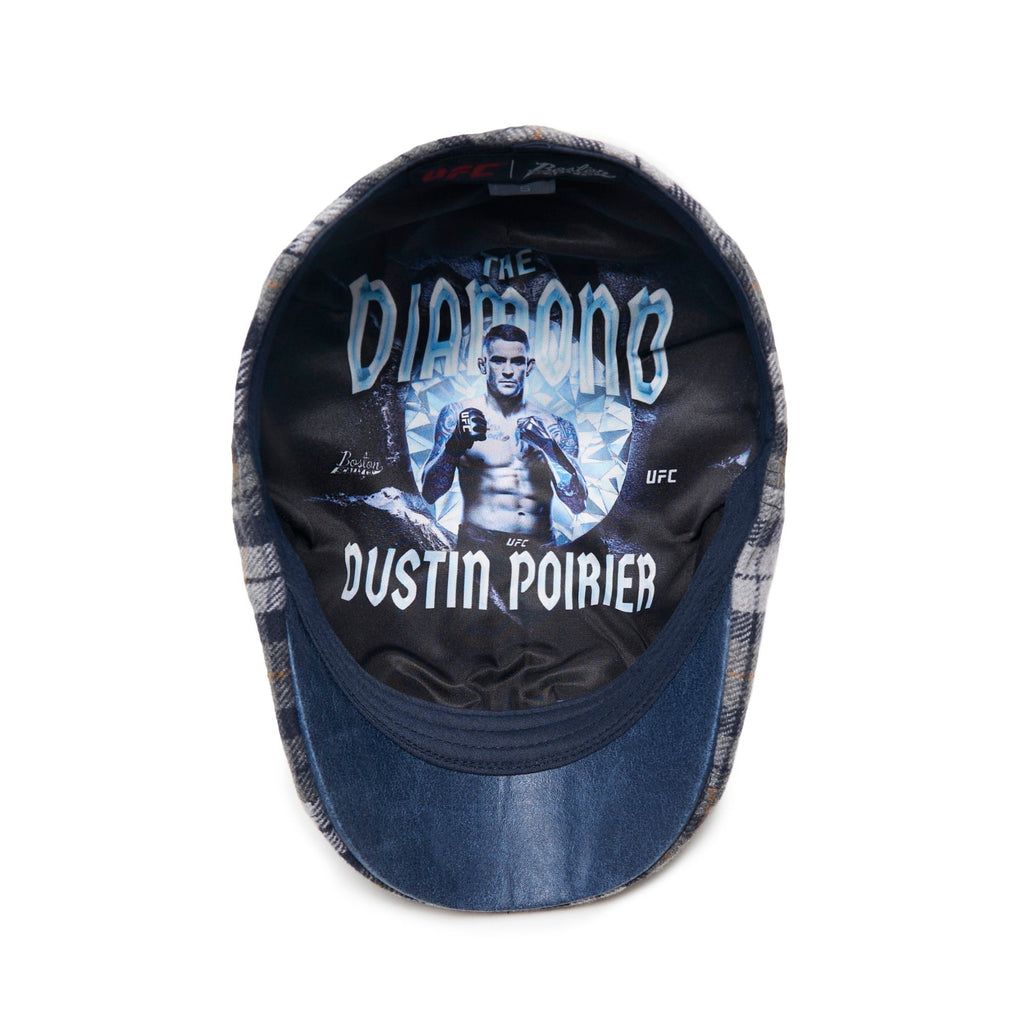 Dustin “The Diamond” Poirier Boston Scally Cap - Blue & Grey Plaid