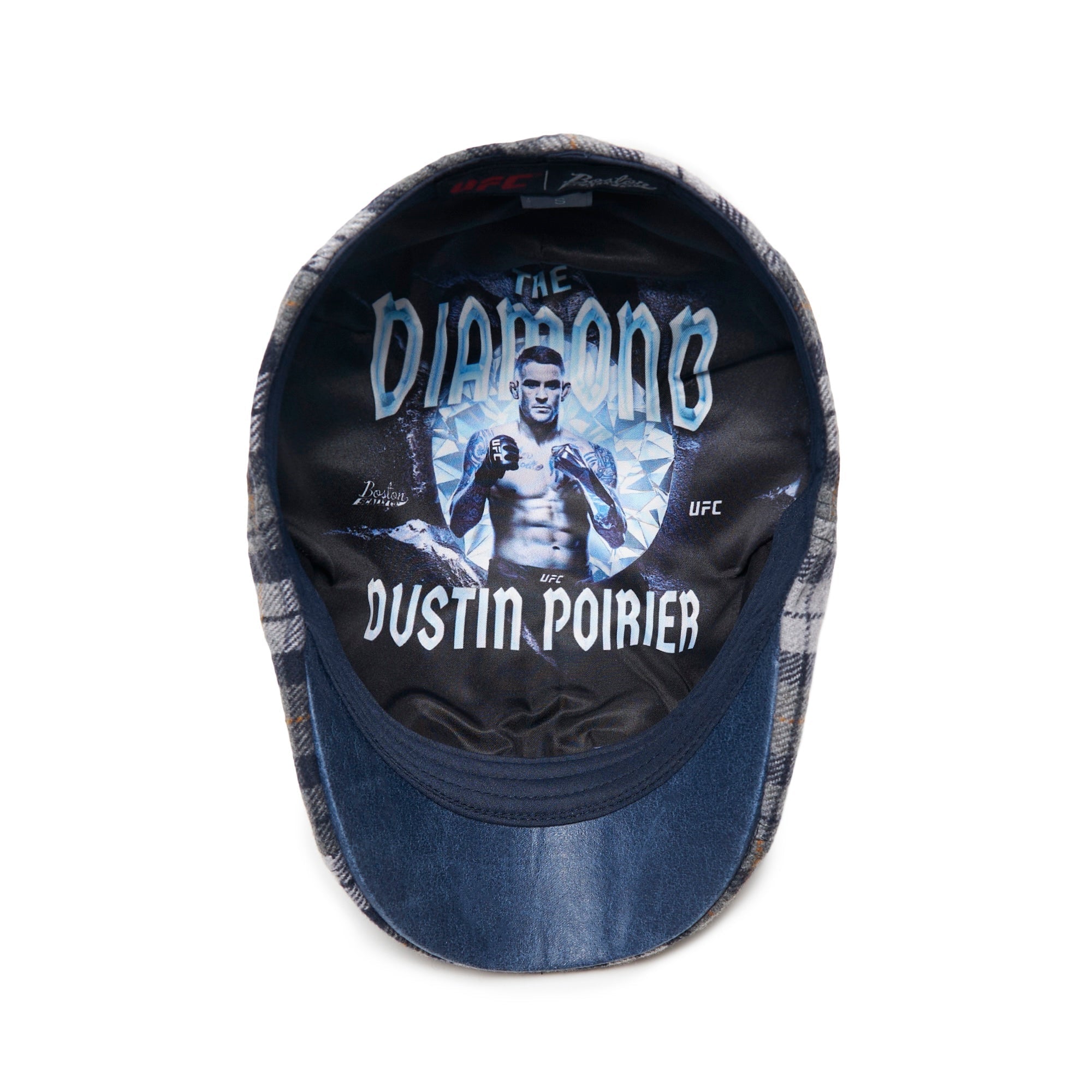 Dustin “The Diamond” Poirier Boston Scally Cap - Blue & Grey Plaid