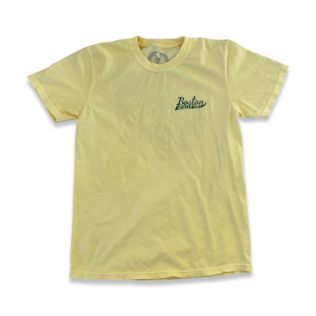 Boston Scally The Stand Tee T-Shirt - Fresh Butter