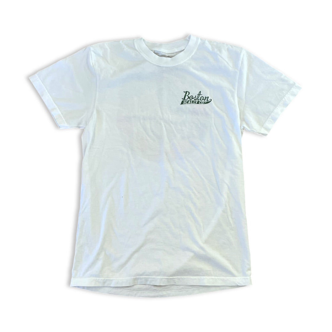Boston Scally The Stand Tee T-Shirt - Crisp White