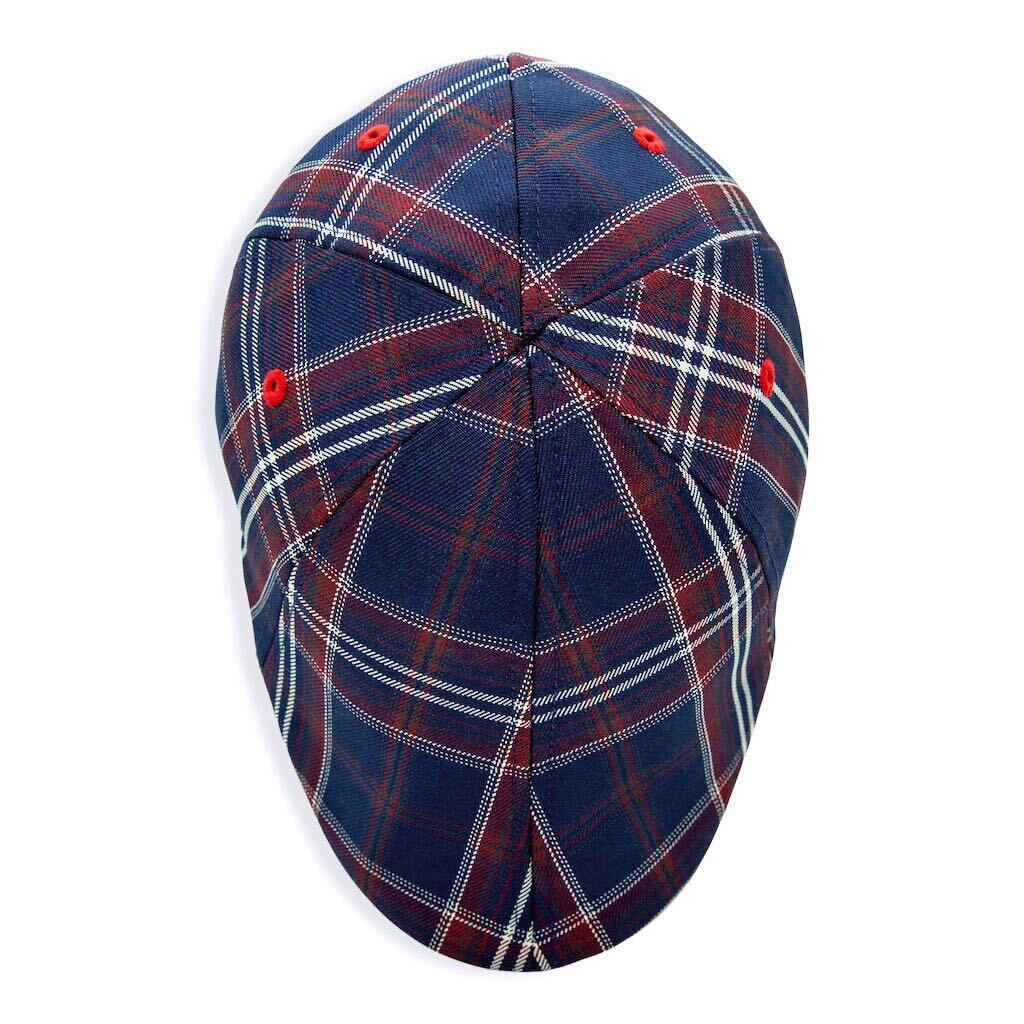 The Brave Boston Scally Cap - Navy Plaid