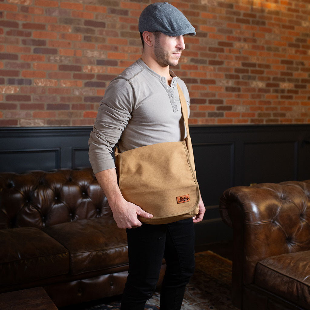 Boston Scally The Messenger Bag - Craft Tan