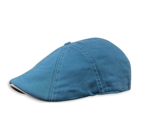 The Captain Boston Scally Cap - Topaz Blue
