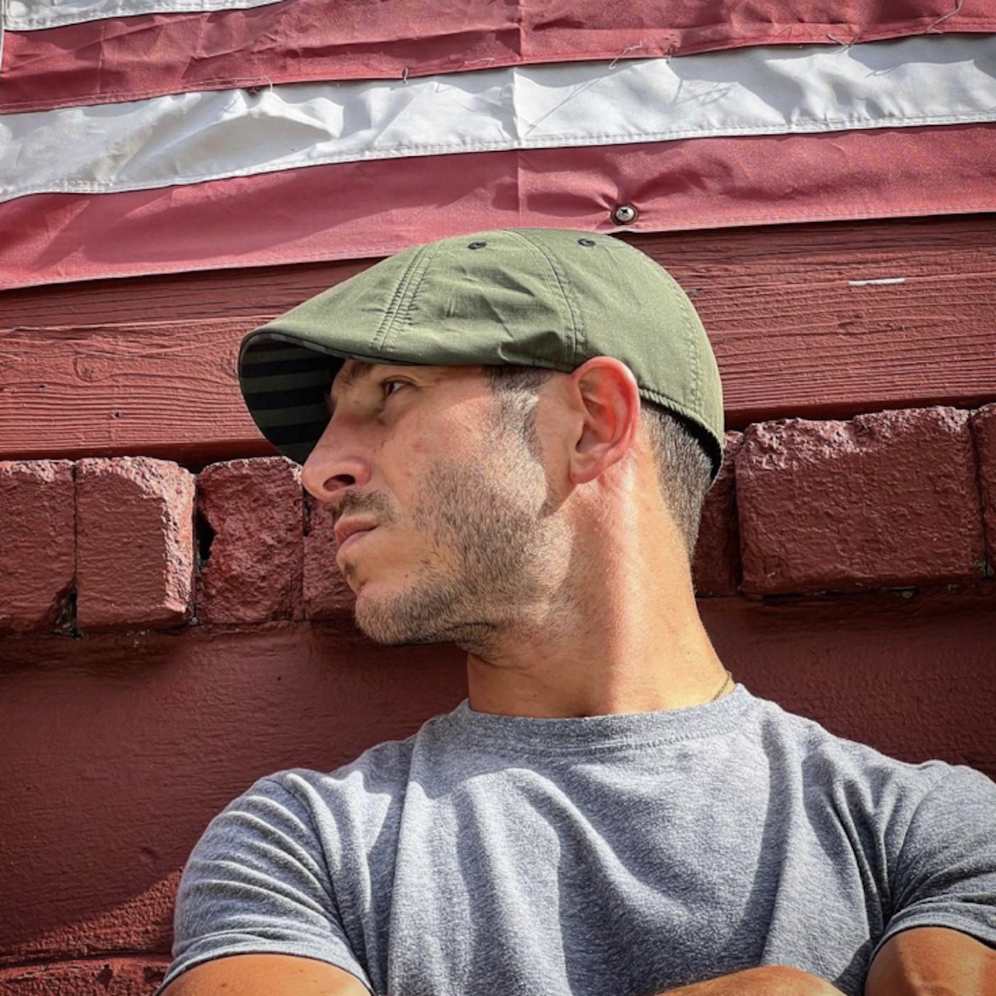 The Independence Boston Scally Cap - OD Green