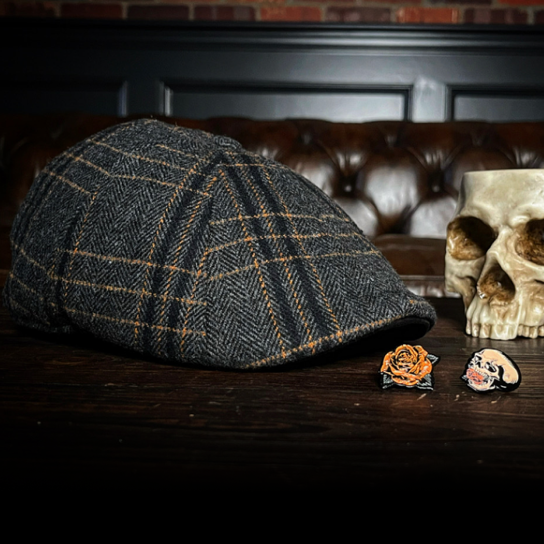 Boston Scally The Halloween Rose Cap Pin