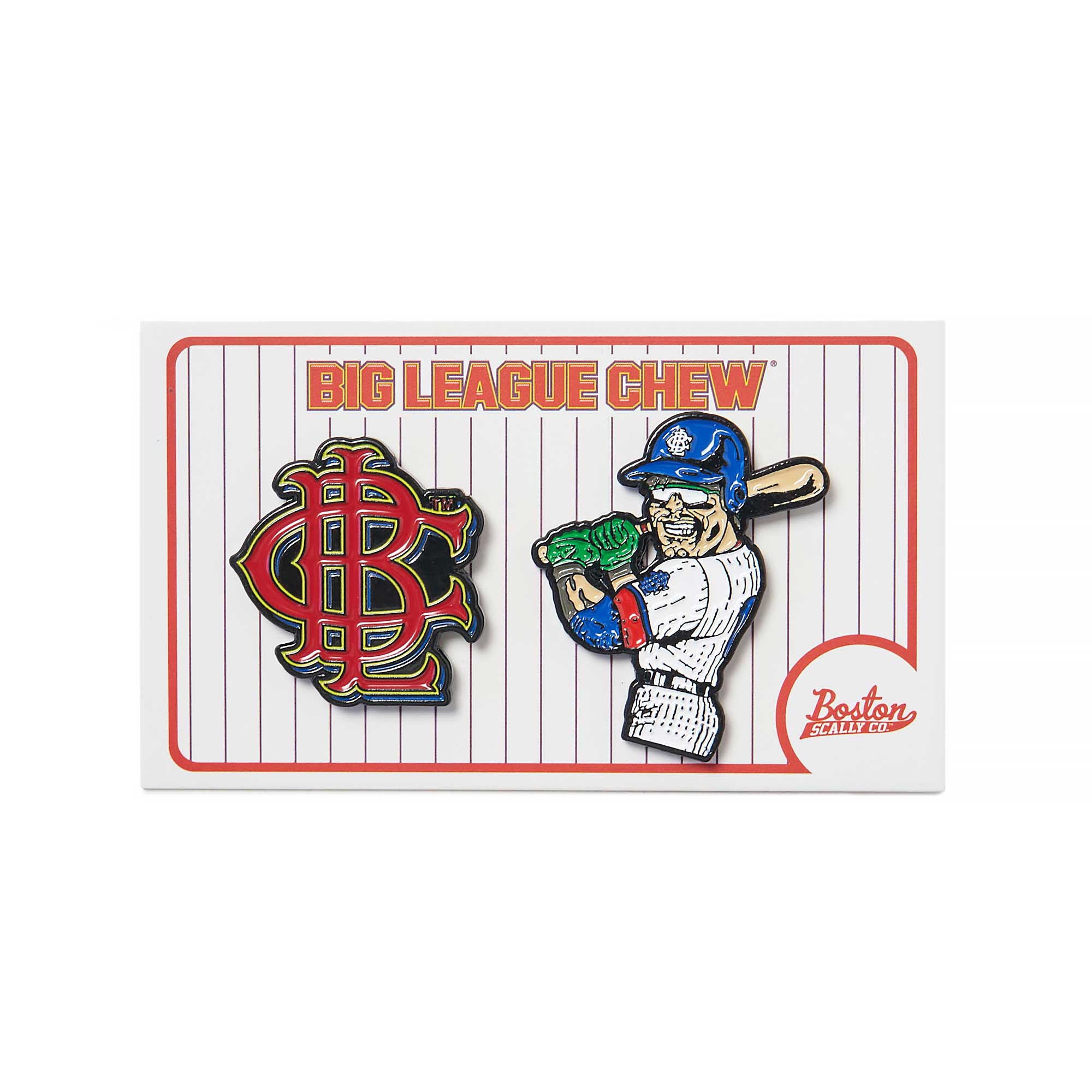Boston Scally Big League Chew Cap Pin Set