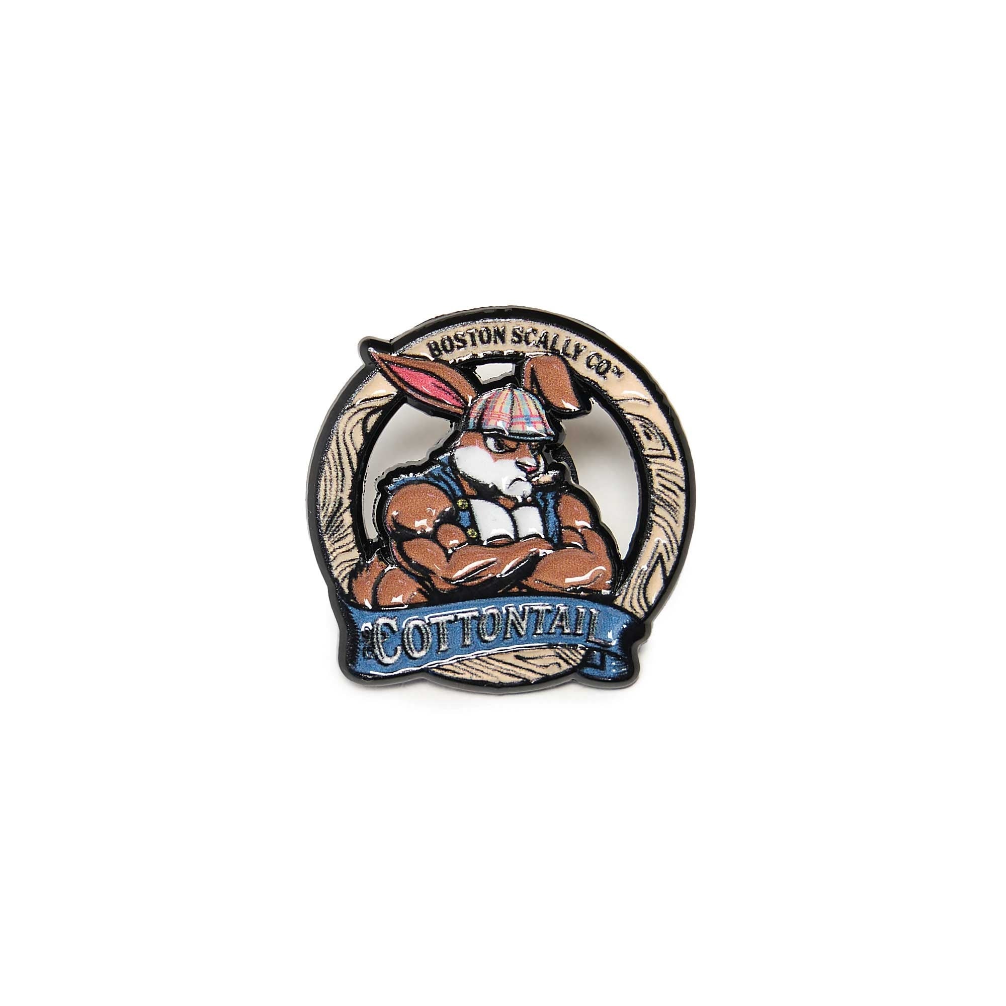 Boston Scally The Cottontail Cap Pin