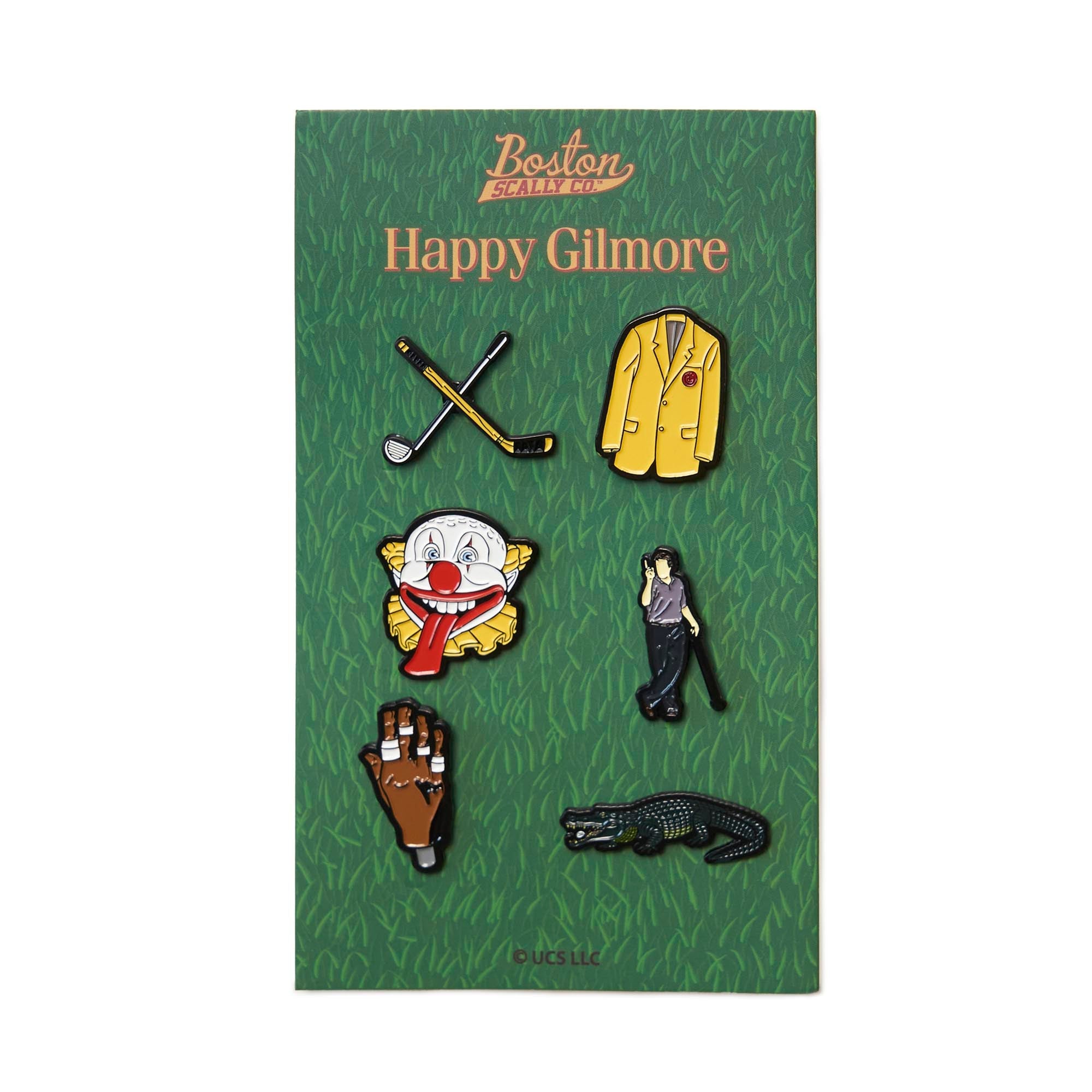 Boston Scally Happy Gilmore Cap Pin Set