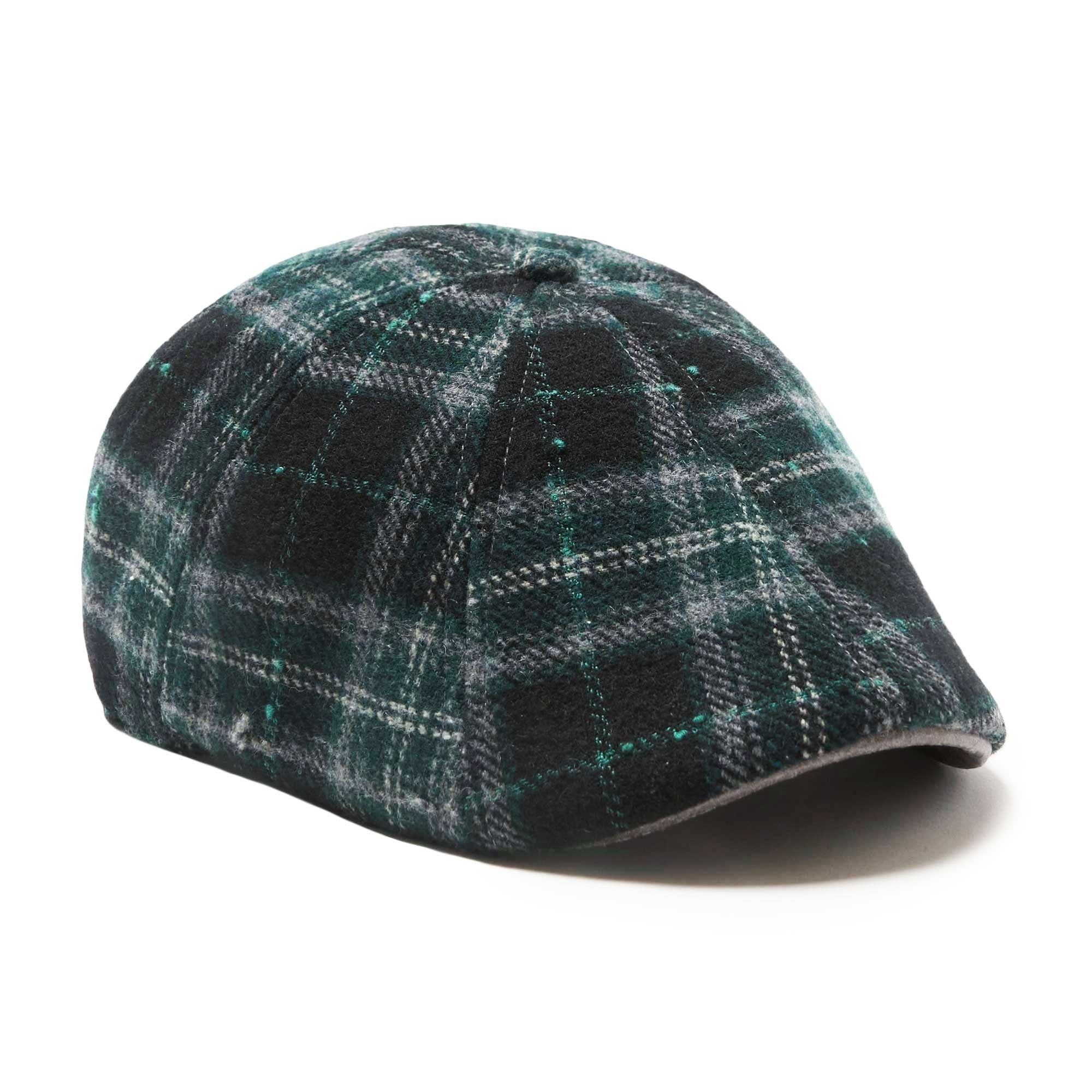 The Blarney Rose Boston Scally Cap - Blarney and Moss Plaid