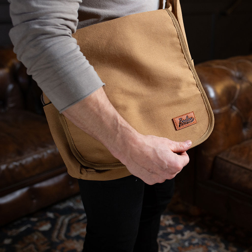 Boston Scally The Messenger Bag - Craft Tan