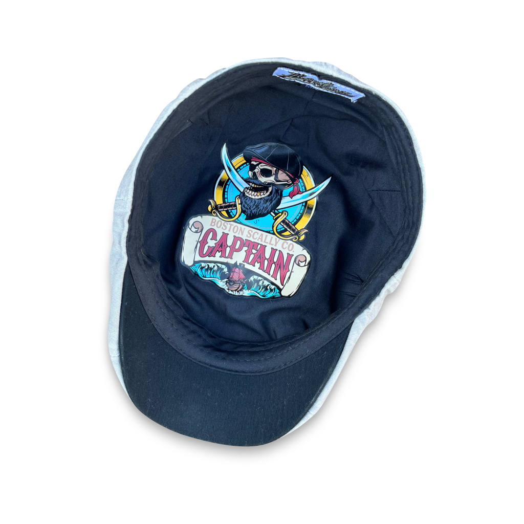 The Captain Boston Scally Cap - Saltwood Grey