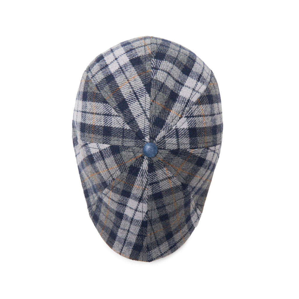 Dustin “The Diamond” Poirier Boston Scally Cap - Blue & Grey Plaid