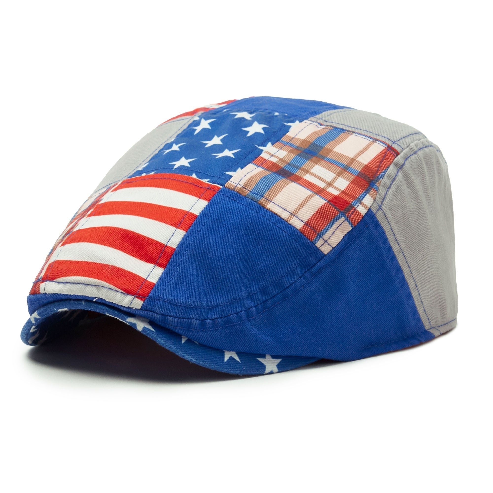The United Boston Scally Cap - Multicolor Patchwork