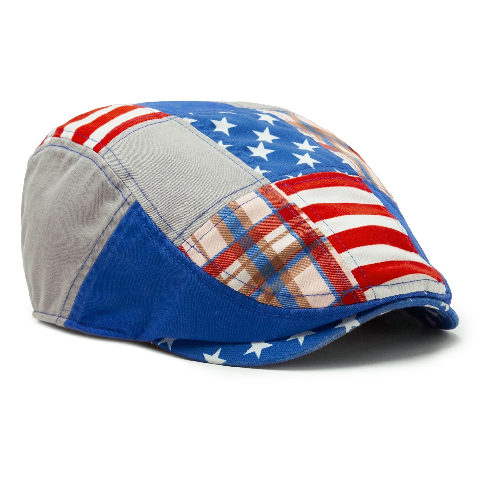 The United Boston Scally Cap - Multicolor Patchwork