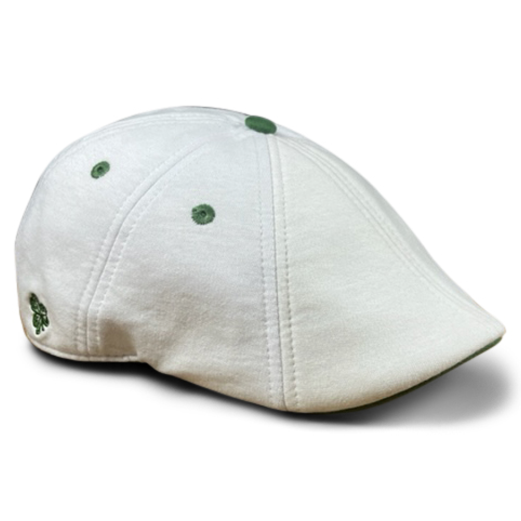 The Lucky Boston Scally Cap - White