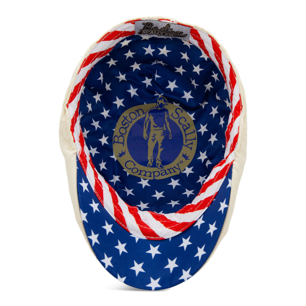 The Declaration Boston Scally Cap - Vintage White