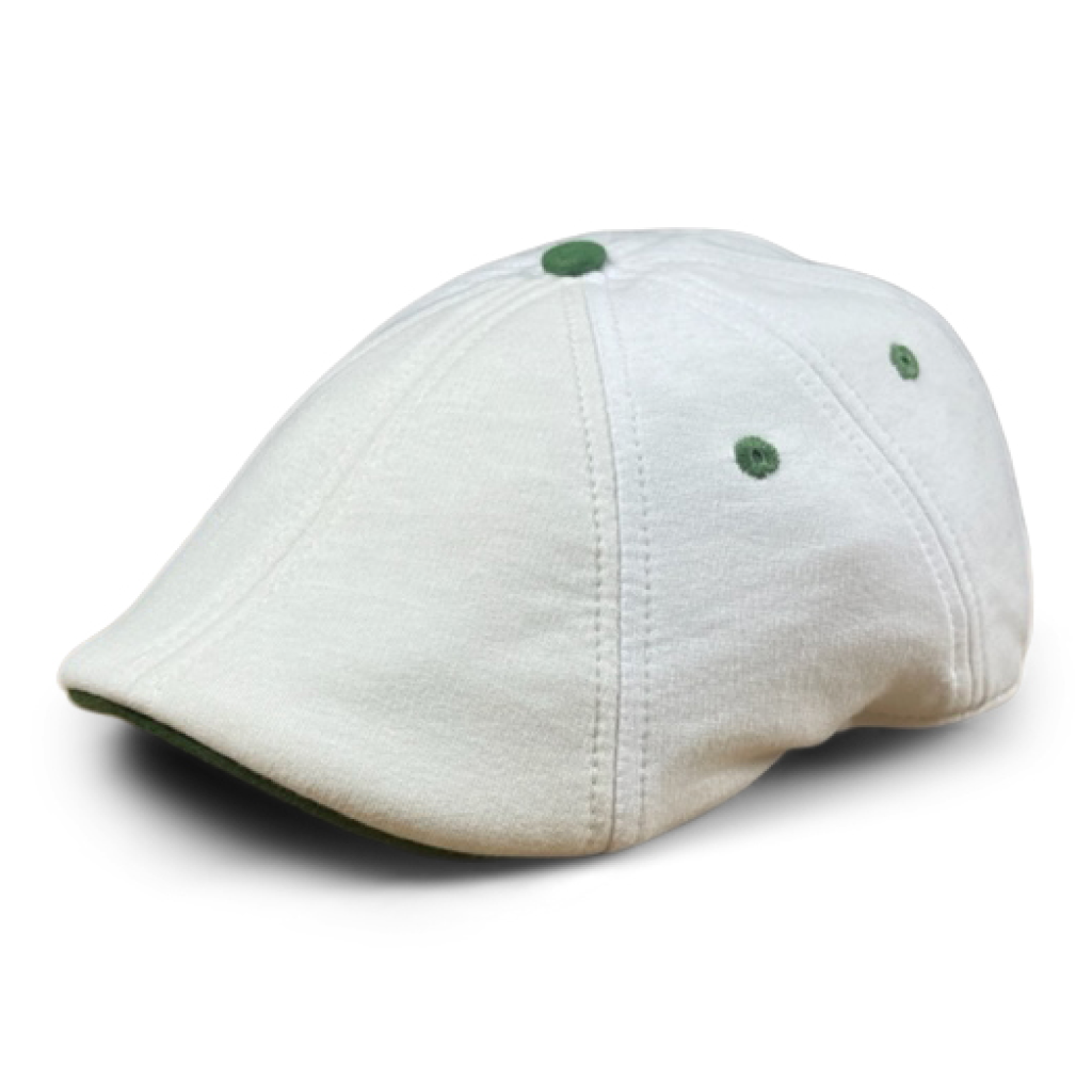 The Lucky Boston Scally Cap - White