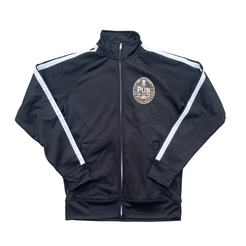 Boston Scally The Pub Collection - Black White Track Jacket